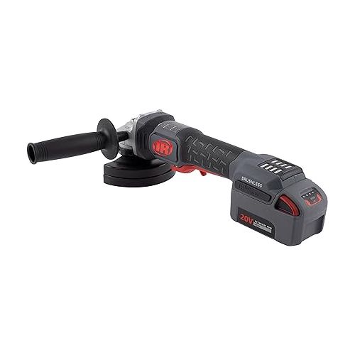  Ingersoll Rand G5351-K22-20V Cordless Angle Grinder and Cut-off Tool, 2 Battery Kit, 8000 RPM, 1HP, 4.5