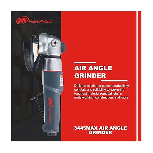  Ingersoll Rand 3445MAX Air Angle Grinder/Cut-off Tool, 4.5