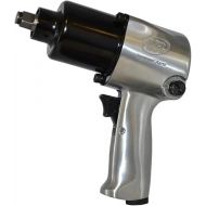 Ingersoll Rand 231C 1/2” Drive Air Impact Wrench - Lightweight, Max 600 ft-lbs Torque Output, Adjustable Power, Twin Hammer, Silver, 3.4 x 8.2 x 8.8 inches