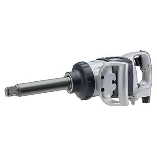  Ingersoll Rand 285B-6 1 Pneumatic Impact Wrench - Heavy Duty Torque Output, 6 Inch Extended Anvil, 1 Inch, 2 Handles, High Precision, Accessibility, Control, Gray