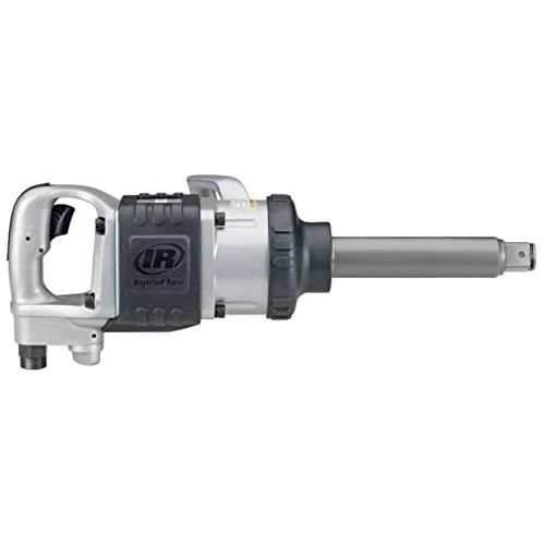  Ingersoll Rand 285B-6 1 Pneumatic Impact Wrench - Heavy Duty Torque Output, 6 Inch Extended Anvil, 1 Inch, 2 Handles, High Precision, Accessibility, Control, Gray