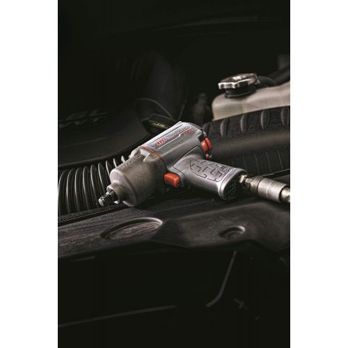  Ingersoll Rand 2235TiMAX 1/2” Drive Air Impact Wrench ? Lightweight 4.6 lb Design, Powerful Torque Output Up to 1,350 ft-lbs, Titanium Hammer Case, Max Control, Gray