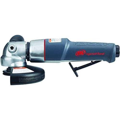  Ingersoll Rand 3445MAX Air Grinder ? 4 1/2 Wheel, Right Angle, Ergonomic Grip, 0.88 and 12,000 RPM Motor for Tough Material Removal, Grey