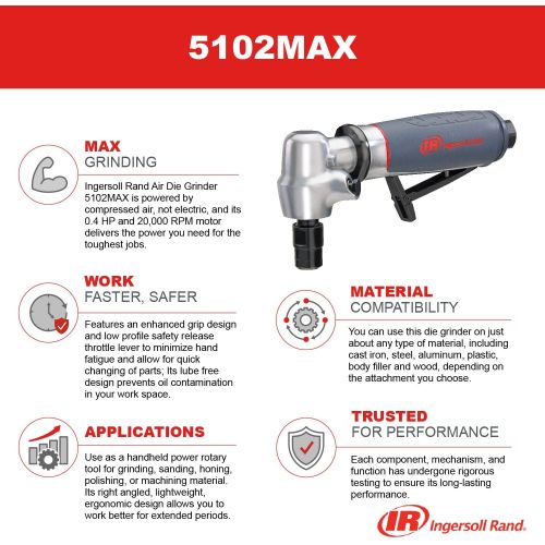  [아마존베스트]Ingersoll Rand 5102MAX Air Die Grinder