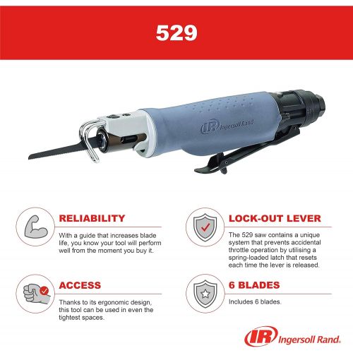  [아마존베스트]Ingersoll Rand 529 Low Vibration Reciprocating Air Saw