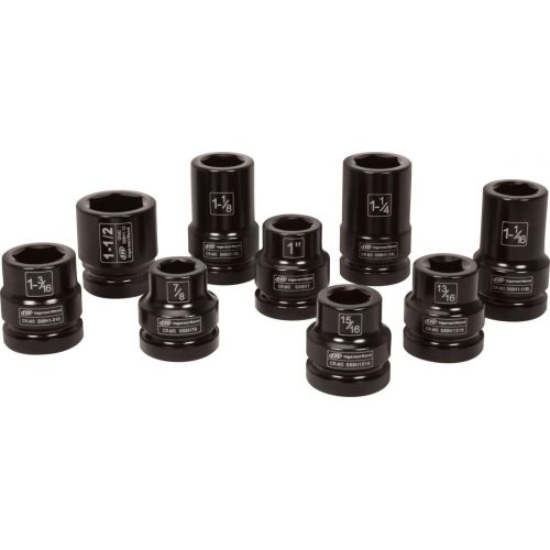  Ingersoll-Rand Ingersoll Rand SK8H9TN 1 Drive SAE Truck Service Impact Socket Set (9 Piece)