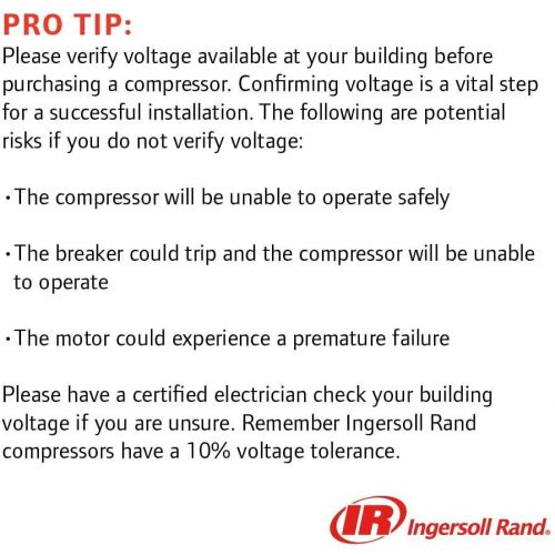  Ingersoll-Rand SS3J2-WB 2 HP 8 Gallon Single Stage Portable Wheelbarrow Air Compressor