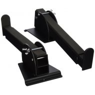 Ingles Products SA-308BK Adjustable Keyboard Display Arms for Slatwall, Black