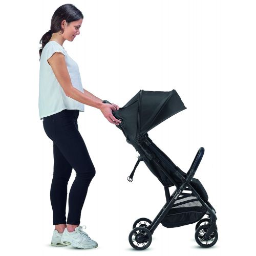  Inglesina Quid Baby Stroller, Lightweight Foldable Travel Stroller for Airplane, Onyx Black