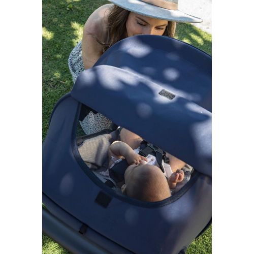  Inglesina Quid Baby Stroller, Lightweight Foldable Travel Stroller for Airplane, Onyx Black