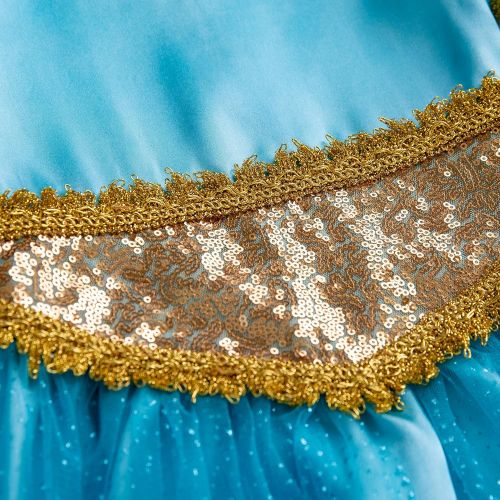  Ingsist Girls Costume Dress Deluxe Arabian Princess Dress Suit