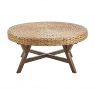 Ink+Ivy Seadrift Round Coffee Table Brown See Below