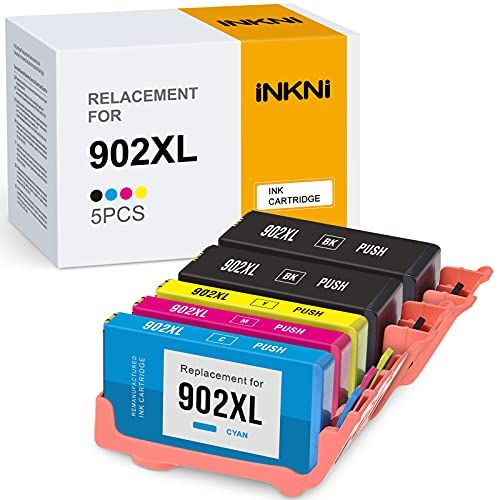  INKNI VB Remanufactured Ink Cartridge Replacement for HP 902XL 902 XL Ink cartridges for OfficeJet Pro 6978 6958 6968 6962 6975 6960 6970 6950 6954 6979 Printer (Black Cyan Magenta