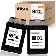 INKNI Remanufactured Ink Cartridge Replacement for HP 901XL 901 XL use in Officejet 4500 G510a G510n G510g J4680 J4580 J4500 J4550 J4540 Printer (Black,2-Pack)