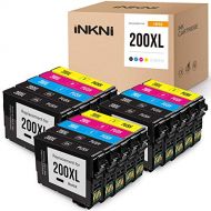 INKNI Remanufactured Ink Cartridge Replacement for Epson 200XL 200 XL T200XL High Yield for Expression WF-2540 XP-310 XP-400 XP-200 WF-2530 XP-200 Printer ( Black, Cyan, Magenta, Y
