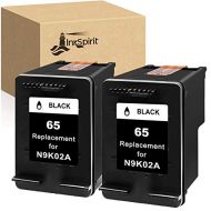 InkSpirit Remanufactured 65 Black Ink Cartridges Replacement for HP65 N9K04AN for Envy 5052 5055 5070 5030 5000 5012 5010 5014 DeskJet 3755 3752 3700 2622 2652 2655 2636 2640 2600 Printer