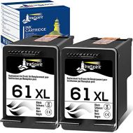 InkSpirit Remanufactured 61 Black Ink Cartridge, Replacement for HP 61XL HP61, Used in OfficeJet 4630 4635 2620 Envy 4500 5530 4502 4501 DeskJet 2540 3050 2050 1000 1010 1510 3510
