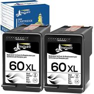InkSpirit Remanufactured Ink Cartridge Replacement for HP 60 60XL Black Use with PhotoSmart C4680 C4780 C4795 D110a DeskJet F4480 D2530 F4280 F4580 F2430 Envy 120 100 110 114 Print