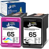 InkSpirit Remanufactured Ink Cartridges Replacement for HP65 HP 65 Black Color Combo Pack Used in Envy 5055 5052 5012 5010 5058 Deskjet 3755 3758 2600 2622 2655 2652 2624 3720 3722