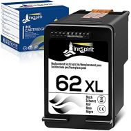 InkSpirit 62 Black, Remanufactured Ink Cartridge Replacement for HP 62XL for Envy 7640 5660 5540 5661 5642 5640 5640 5663 5544 5542 5549 OfficeJet 5740 250 5745 5746 Printer, Updated Chip ,1