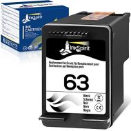 InkSpirit Remanufactured Ink Cartridges Replacement for HP 63 HP63 Black to use with Envy 4520 3634 OfficeJet 3830 5252 4650 5258 4655 4652 5255 DeskJet 3636 1111 3630 1112 3637 36