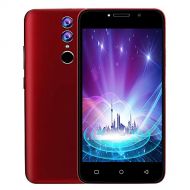 Inkach - Cell Phoes Unlocked Smartphone | 5.0 inch Android 7.0 Cell Phones 3G LTE GSM WiFi GPS Mobile Phone 512MB RAM + 4G ROM Quad Core Processor Cellphone Dual SIM Dual Camera (Red)