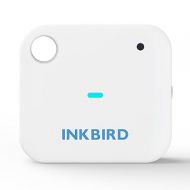 Smart White Temperature and Humidity Sensor, Inkbird Indoor Wi-Fi Hygrometer Thermometer Monitor with Alarms, Historical Graphs, 1 Year Data Cloud Storage, Ideal for Home Reptile Greenhouse