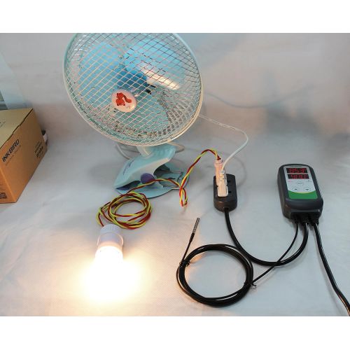  [아마존 핫딜]  [아마존핫딜]Inkbird ITC-308 Digital Temperature Controller 2-Stage Outlet Thermostat Heating and Cooling Mode Carboy Homebrew Fermenter Greenhouse Terrarium 110V 10A 1200W