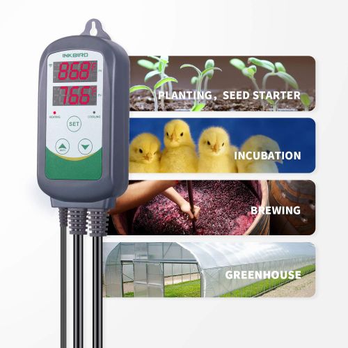  [아마존 핫딜]  [아마존핫딜]Inkbird WiFi ITC-308 Digital Temperature Controller Thermostat Remote Monitoring Controlling Home Brewing Fermentation Breeding Incubation Greenhouse