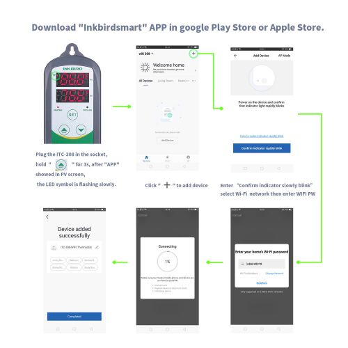  [아마존 핫딜]  [아마존핫딜]Inkbird WiFi ITC-308 Digital Temperature Controller Thermostat Remote Monitoring Controlling Home Brewing Fermentation Breeding Incubation Greenhouse