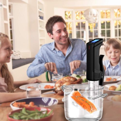  [아마존베스트]Inkbird WiFi Sous Vide Cooker Culinary Cooker, 1000 Watts, Recipe, Precise Temperature and Timer, Programmable Interface, Stainless Steel Thermal Immersion Circulator for Kitchen