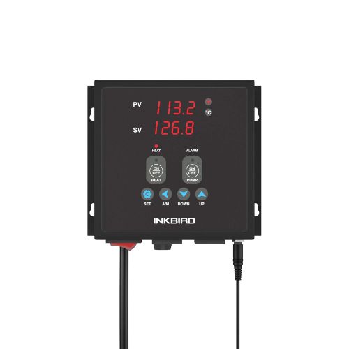  [아마존베스트]Inkbird Heating or Cooling PID Temperature Controller IPB-16S Pre-Wired Digital Home Brewing Controller Independent Control Pump Thermostat