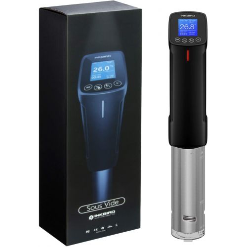  [아마존베스트]Inkbird WiFi Sous Vide Cooker ISV-100W, Sous Vide Stick Immersion Thermostat with Wi-Fi Control, Precise Temperature Setting (25°C to 99°C) and Timer for Perfect Cooking