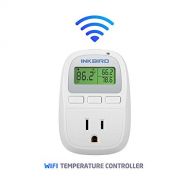 Inkbird C929 Smart Digital WiFi Temperature Controller 120VAC 1200W, HeaterCooler Thermostat, Homebrewing, Reptiles, Terrarium, Greenhouse, Heat Mat