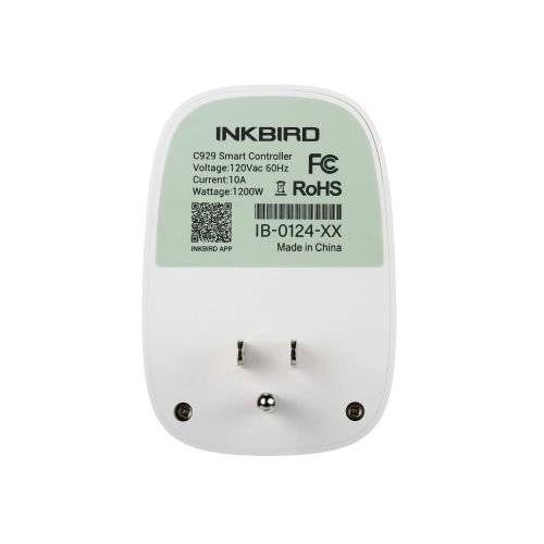  Inkbird HeaterCooler Thermostat C929 Smart Digital WIFI Temperature Controller 120VAC 1200W Heating Cooling
