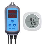 Inkbird Combo Bluetooth Wireless Temp/RH Magnetic Monitor Smart Sensor Data Logger + Temperature Humidity Controller Thermostat Hygrostat Thermometer Hygrometer (IBS-TH1 Plus + IHC