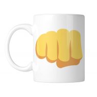 /Inkeezy Fist Punch Emoji 11 oz. Coffee Mug