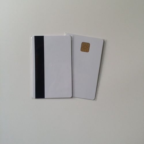  Inkjet PVC Card 40 PVC Smart IC Card with 4428 Chip + Hico Magnetic Strip for Card Printers