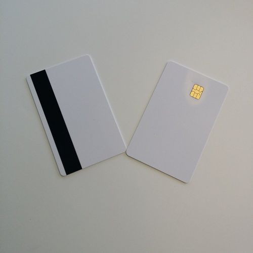  Inkjet PVC Card 50pcs Blank Inkjet PVC ID Card Magneitic Stripe HiCo 3 Track with 4442 Chip Inkjet Printable