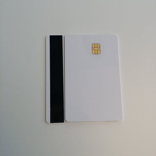  Inkjet PVC Card 50pcs Blank Inkjet PVC ID Card Magneitic Stripe HiCo 3 Track with 4442 Chip Inkjet Printable