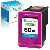 InkWorld Remanufactured for HP 60 Ink Cartridge Replacement for HP PhotoSmart C4700 C4795 C4600 D110a Envy 120 100 114 110 DeskJet D1620 F4235 F4580 F4400 F2430 F4440 F2480 D2500 P