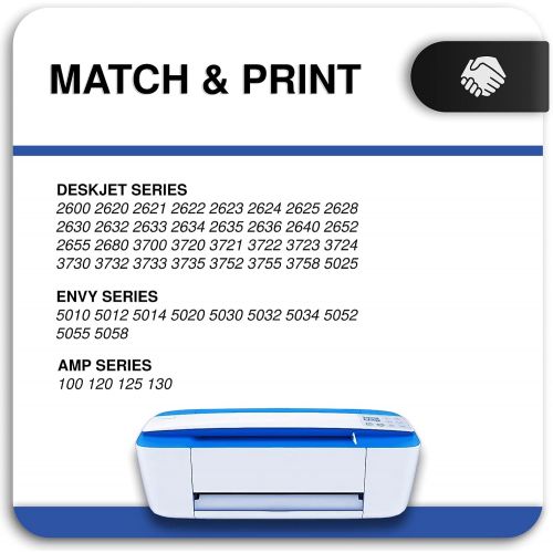  Inkworld Remanufactured 65XL Ink Cartridge Replacement for HP 65 ( 1 Black ) Used for Envy 5052 5055 5012 5010 5020 5030 DeskJet 2600 2622 2652 2640 3722 3755 3752 2635 2636 2655 A