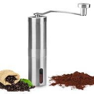 innislink Manuelle Kaffeemuehle, HandKaffeemuehle aus Edelstahl Kaffeemuehle mit Konisches Keramikmahlwerk Espressomuehle Prazise Mahlgrad-Settings Tragbare Kaffee Muehle Aeropress komp