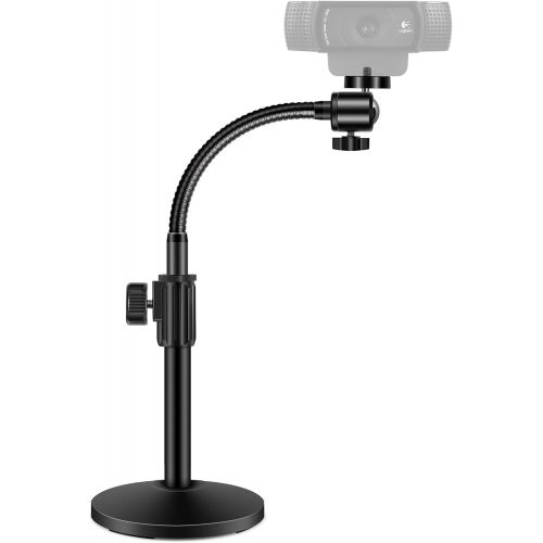  InnoGear Webcam Stand, Upgraded Flexible Desktop Stand Gooseneck Stands Holder for Logitech Webcam C922 C930e C920S C920 C615 C960 and BRIO and Other Devices with 1/4 Thread