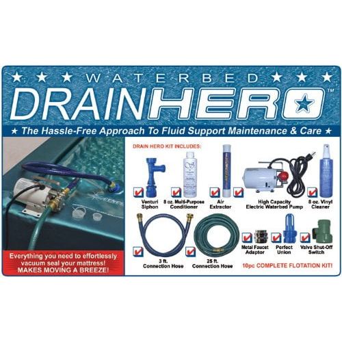  InnoMax Drain Hero Complete Drain Kit for Waterbed Flotation Mattress