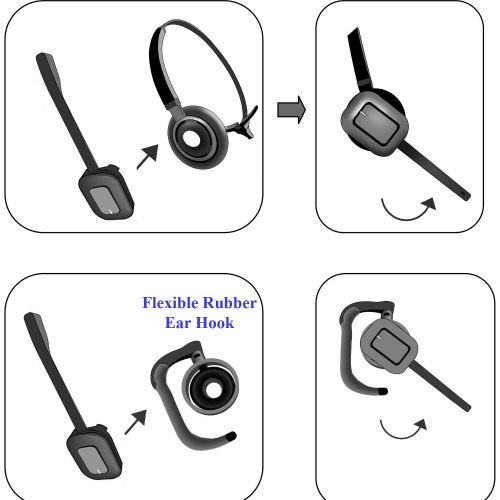  InnoTalk Toshiba IP5022, IP5032, IP5122, IP5130, IP5132 Wireless Headset + Connect with Computer, work with MS Lync, Skype