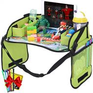 [아마존베스트]Innokids Kids Travel Lap Tray Children Car Seat Activity Snack and Play Tray Desk with Erasable...