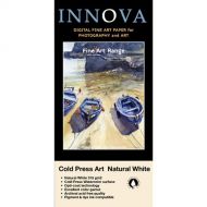 Innova Cold Press Rough Textured Natural White Paper (17x22