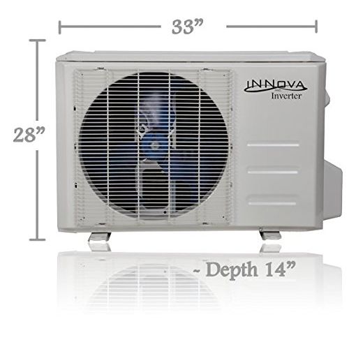  Innova 24000 BTU Ductless Mini-Split Air Conditioner  Inverter SEER 15  Cooling & Heating  Dehumidifier  240v60hz - PreCharged Condenser - Ultra Quiet - 16 Feet Line Set + Acc