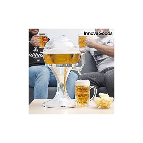  INNOVAGOODS InnovaGoods Ball Bierzapfanlage Kaltemittel, PMMA, Silber, 24x 24x 42cm